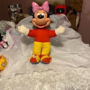 Disney Minnie Mouse Plush - Red, Yellow, Pink